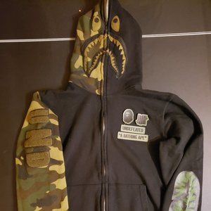 Bape Shark X Undefeated Full Zip Hoodie